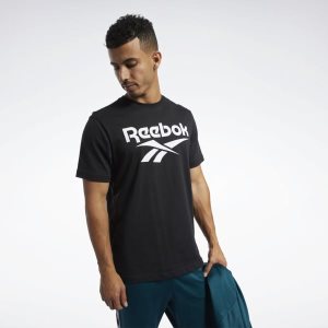 Reebok Classic Vector T Shirt Herren - Schwarz - DE 602-GFV